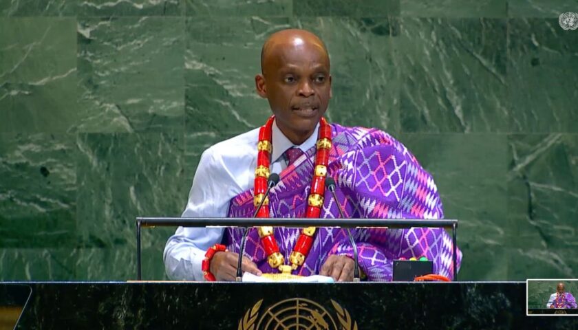 80ᵉ Assemblée générale des Nations Unies: Intervention du Prof. Robert Dussey à la tribune
