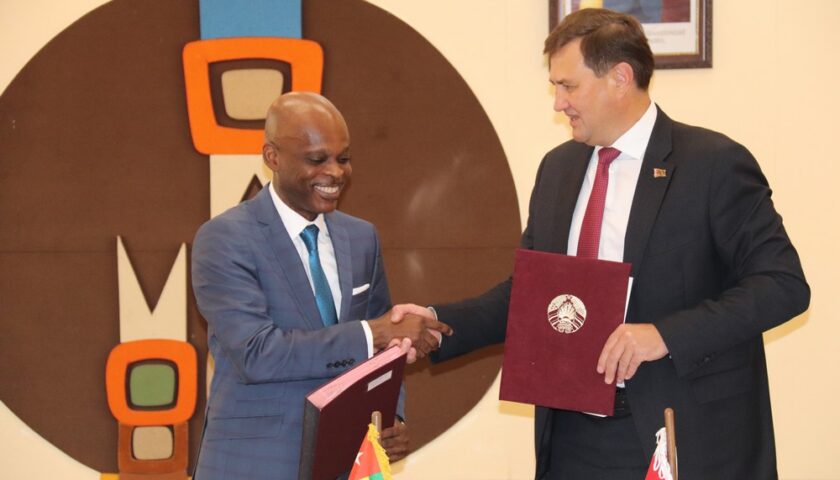 Visite officielle du Chef de la diplomatie Belarus, S.E.M. Maxim Ryzhenkov – un mémorandum d’entente signé